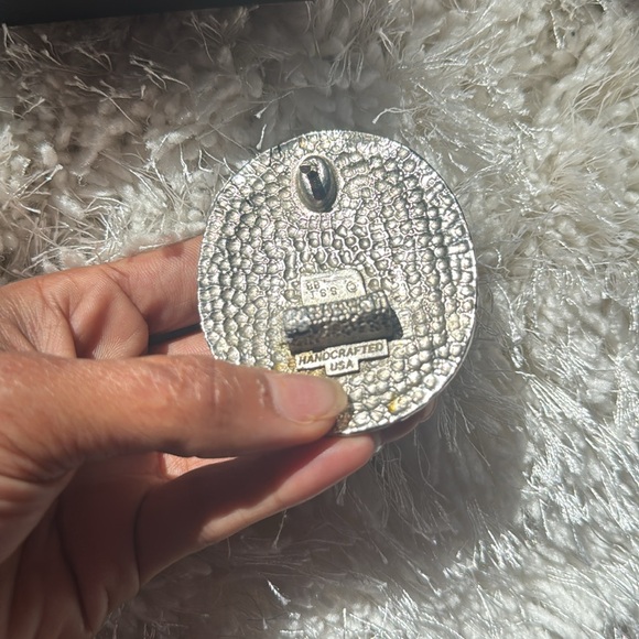Vintage Zuni Sun Face Belt Buckle main image 10